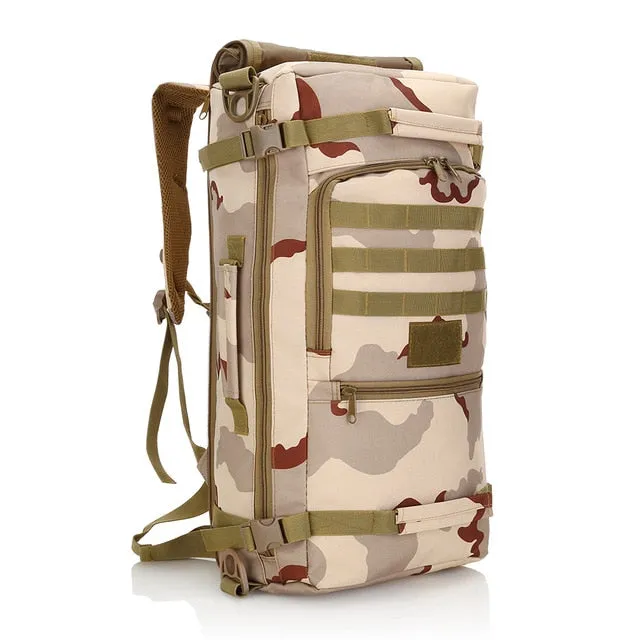 60L Convertible Military MOLLE Tactical Army Backpack