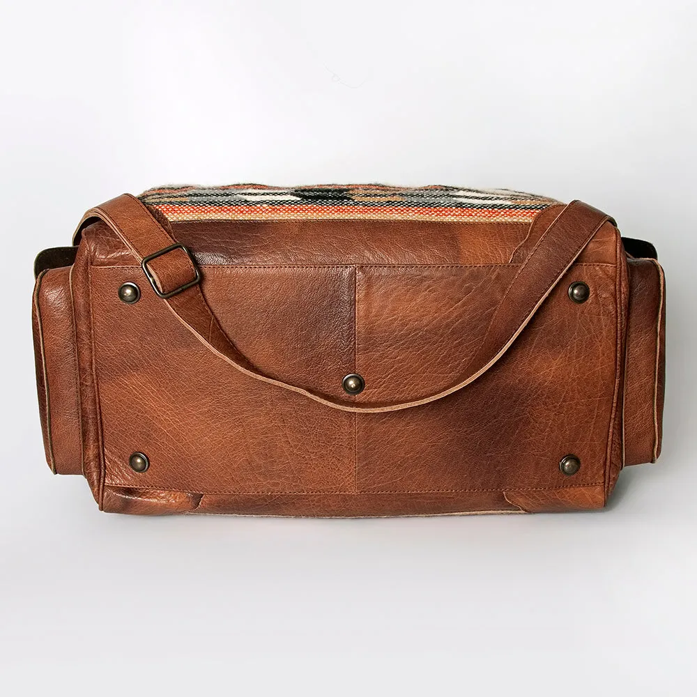 American Darling Duffel Saddle Blanket Genuine Leather Women Bag Western Handbag Purse