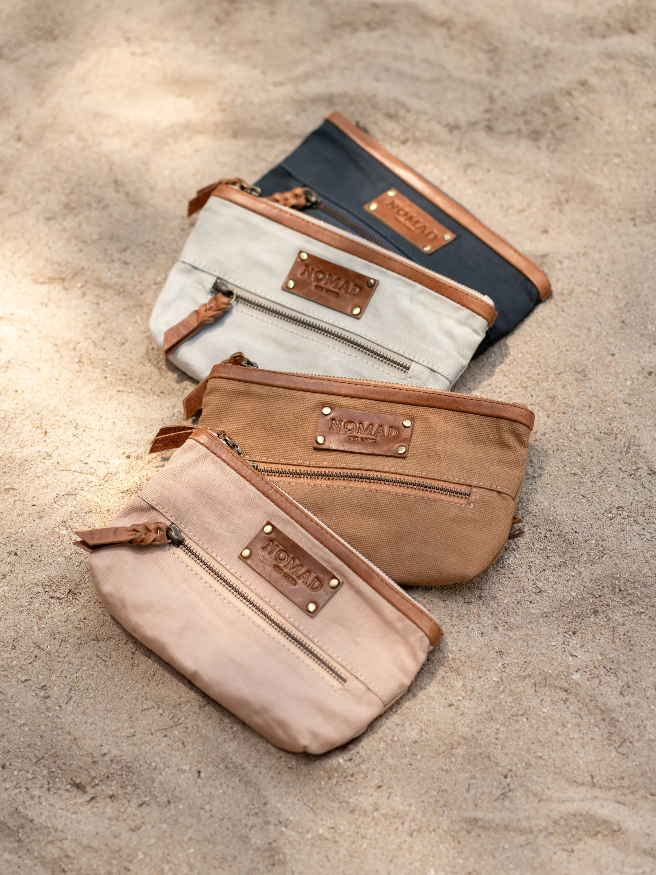 Avalon Canvas Clutch Slate Blue