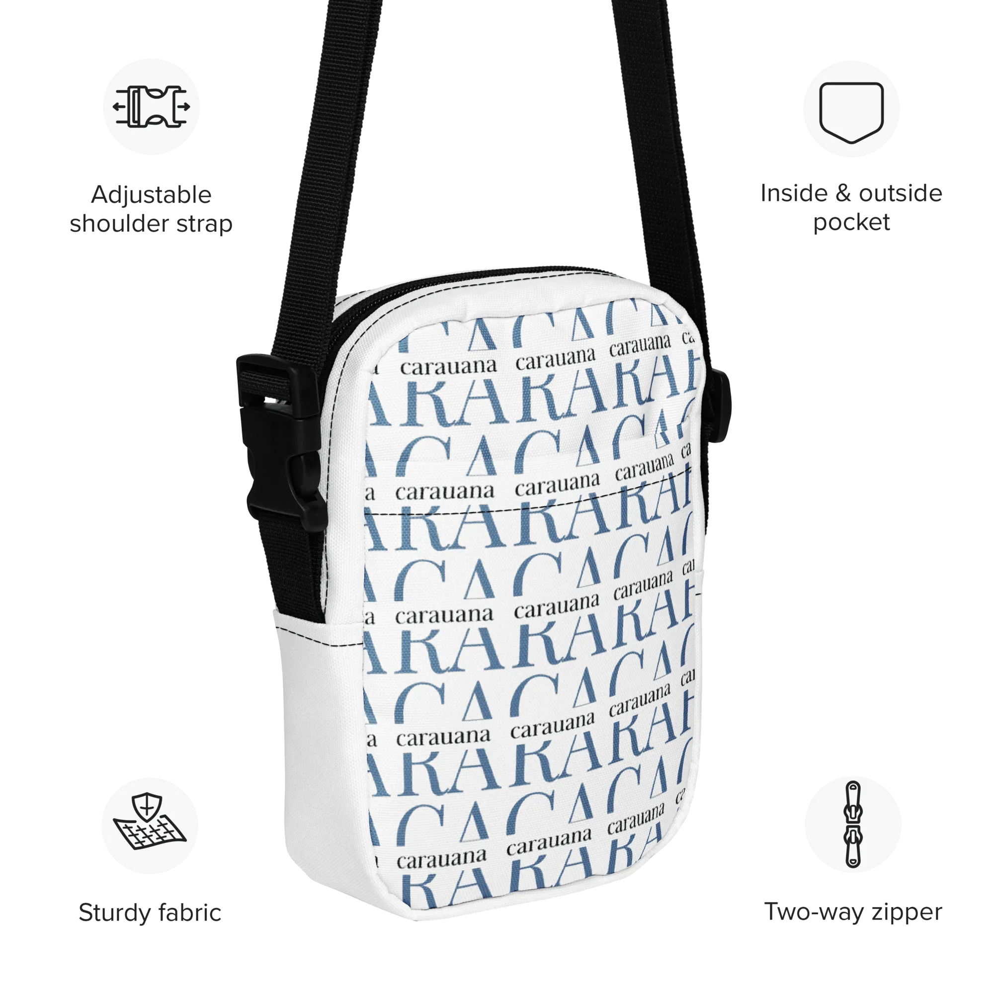 CARAUANA Utility crossbody bag