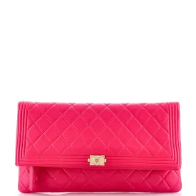 Chanel Boy Beauty Cc Clutch Quilted