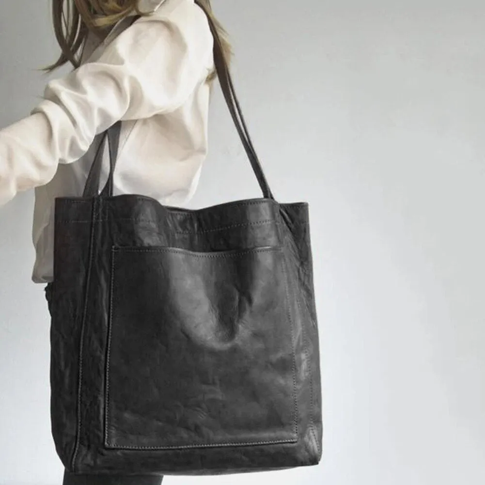 Classic Leather Tote Bag