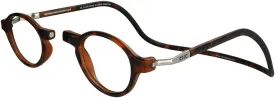 Clic Magnetic Reading Glasses for Men or Women, Computer Readers, Classic (S-M, Matte Tortoise, 1.75 Magnification)