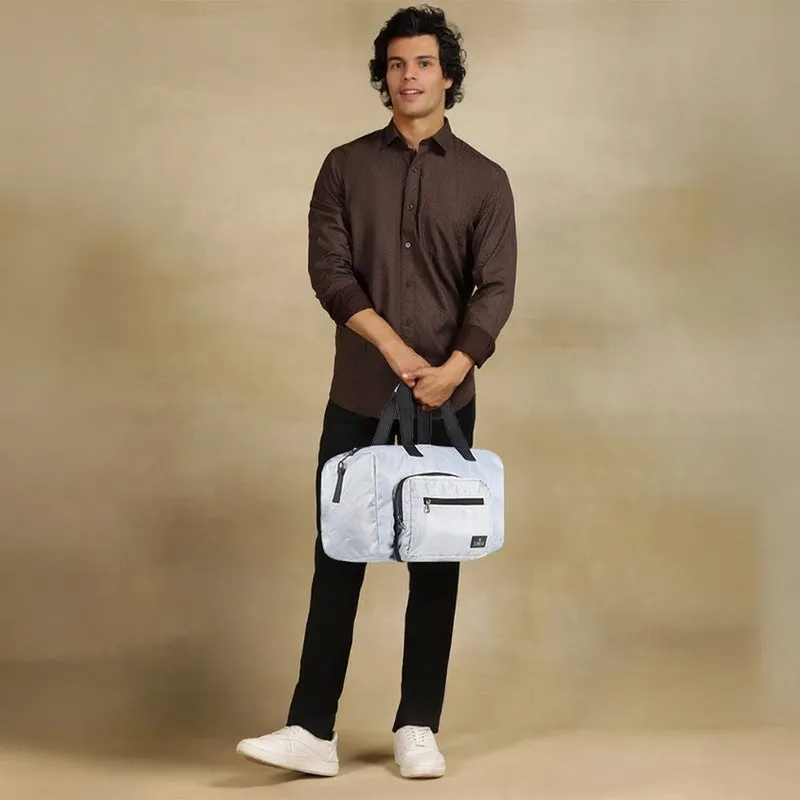 Convertible Travel Duffle Bag - Spacious & Stylish | 25 L | Light Grey