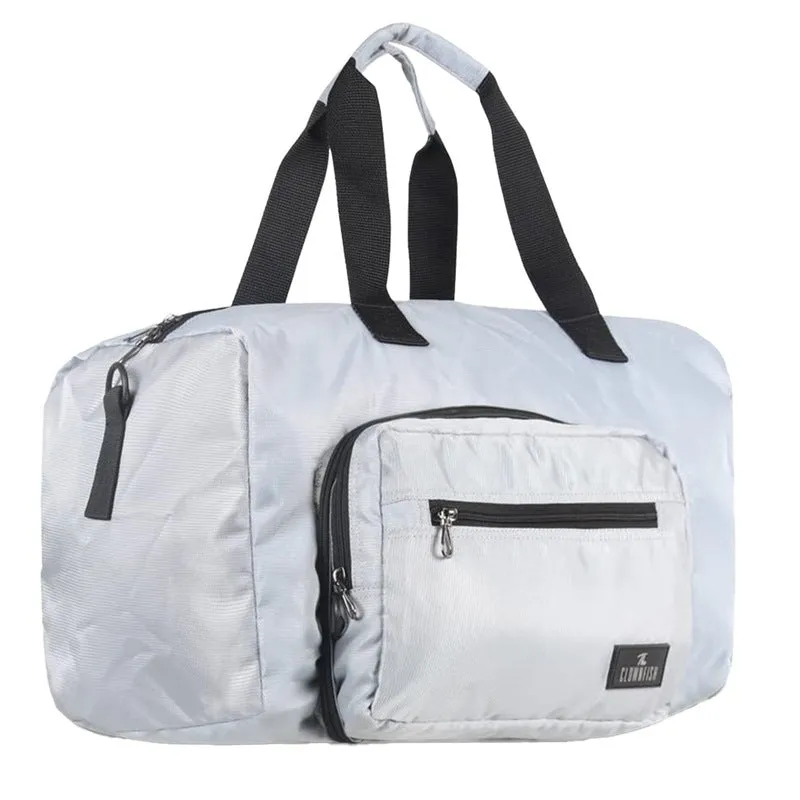 Convertible Travel Duffle Bag - Spacious & Stylish | 25 L | Light Grey