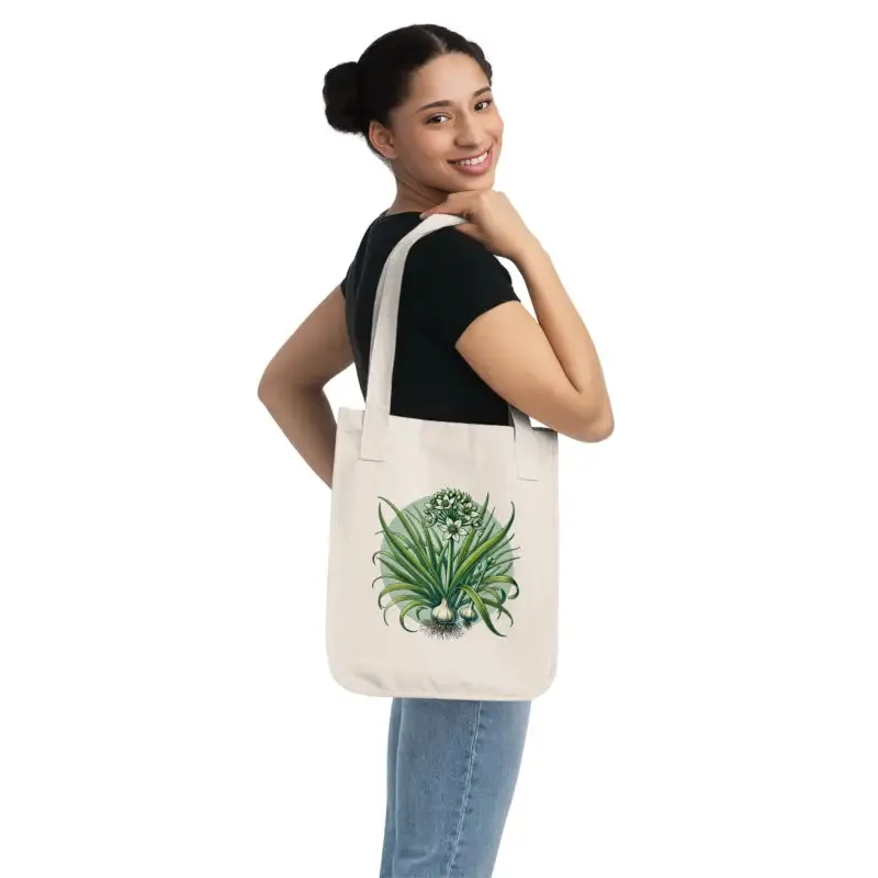 Eco Friendly Canvas Tote with Nature Charm