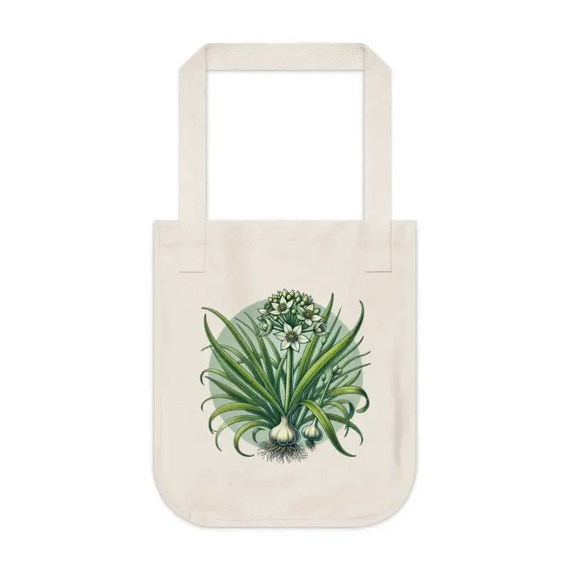 Eco Friendly Canvas Tote with Nature Charm