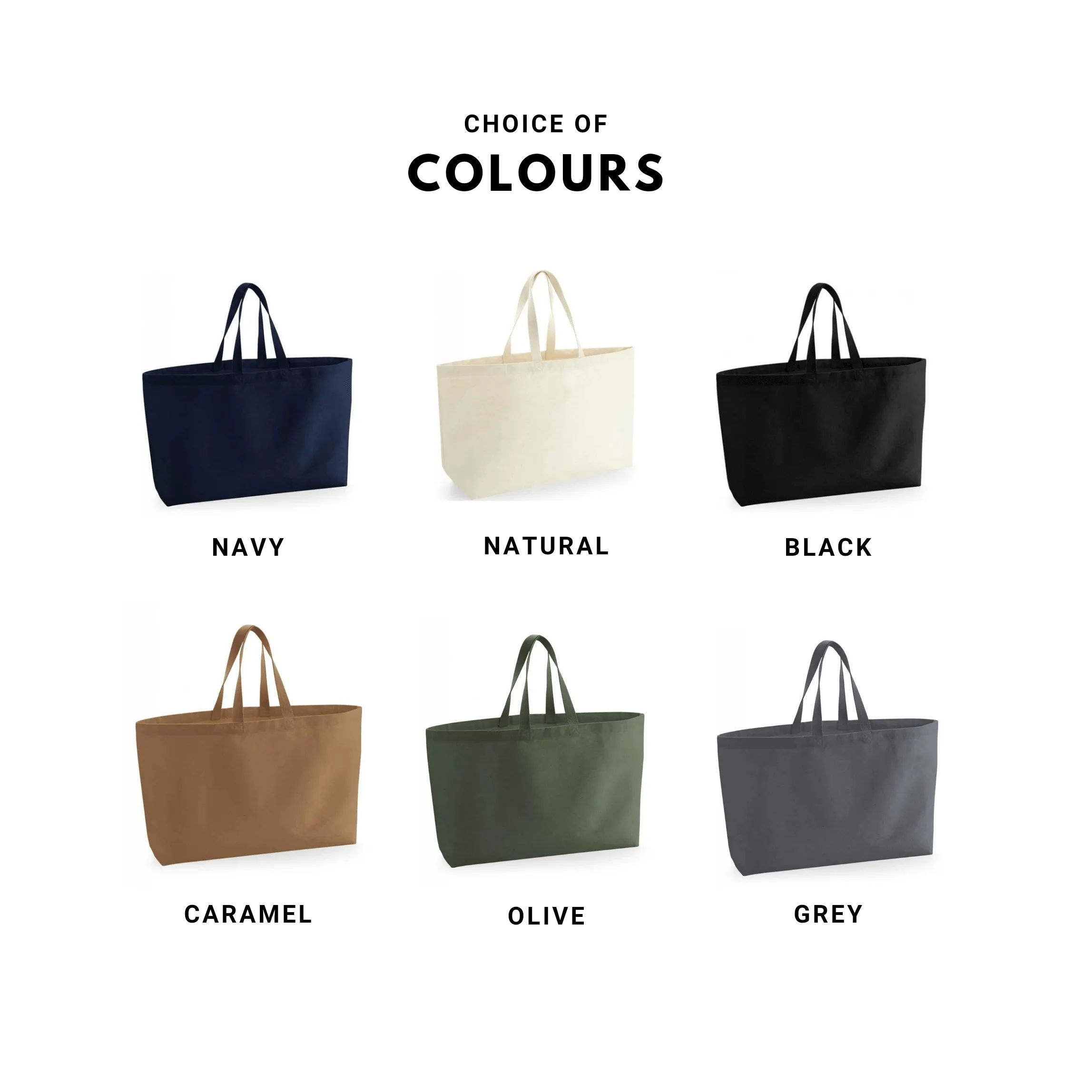 Extra-Large Custom Tote Bag – "Not My Circus, Not My Monkeys" Design | Personalised Canvas Bag with Any Text