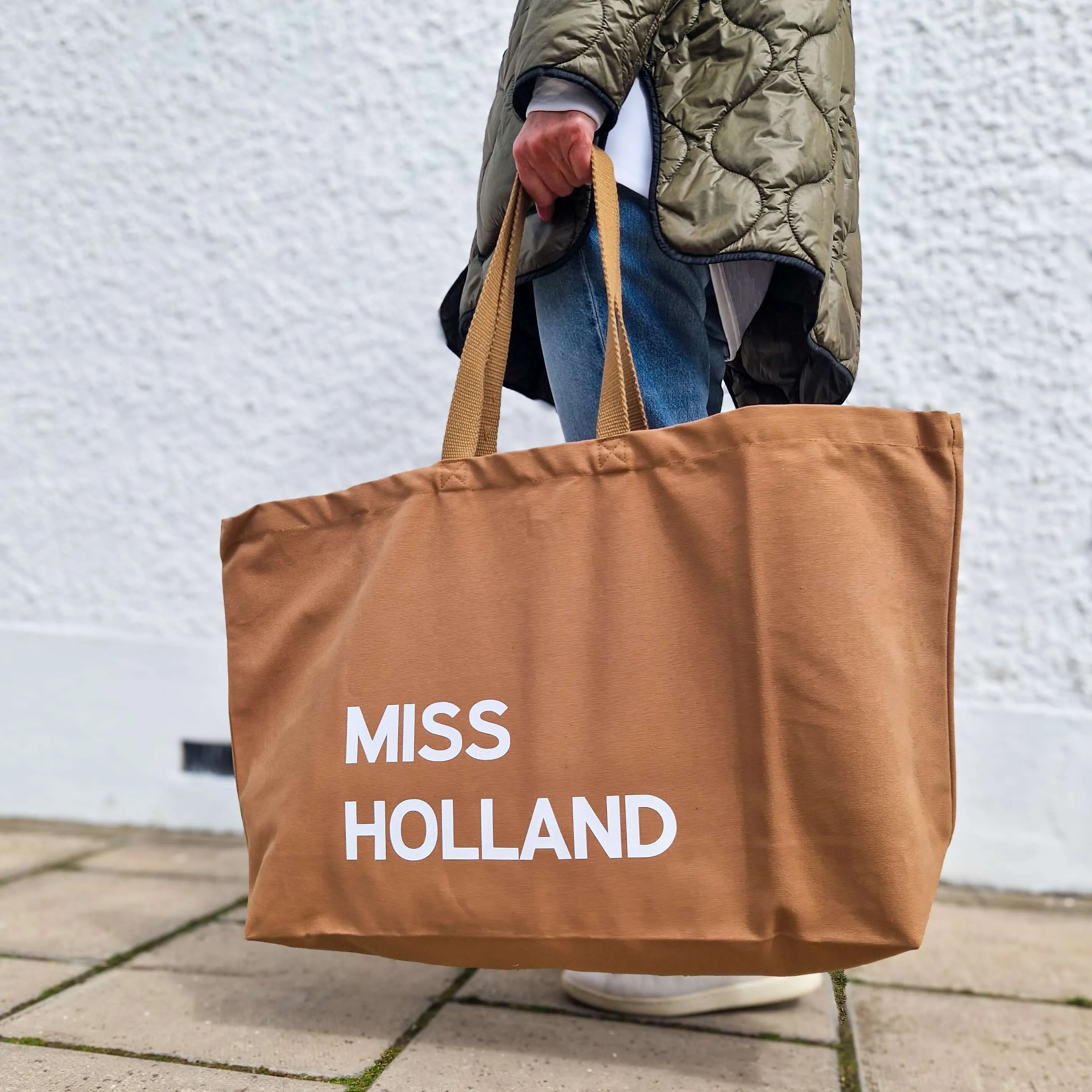 Extra-Large Custom Tote Bag – "Yep, My Circus, My Monkeys" Design | Personalised Canvas Bag with Any Text