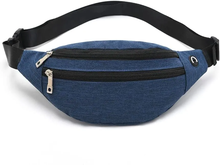 Fanny Pack for Men & Women - Waterproof Waist Bag Pack with Adjustable Strap for Travel Sports Running.