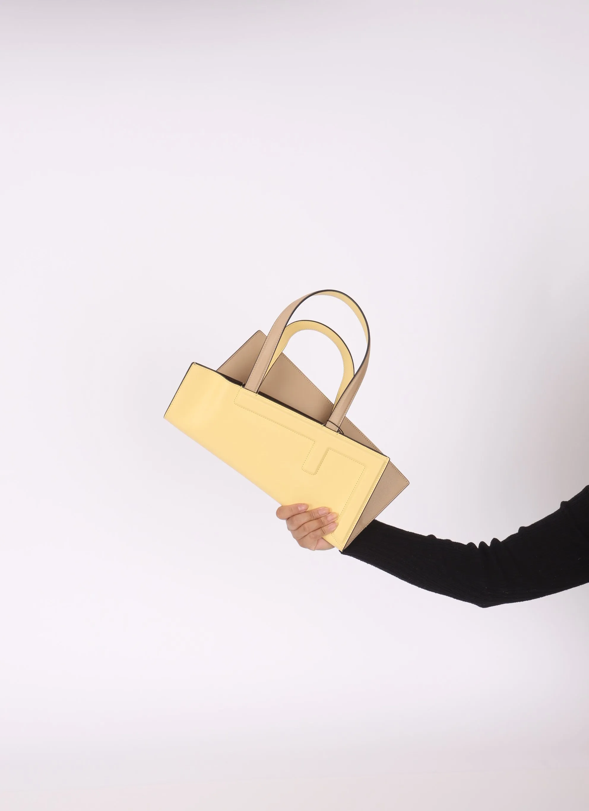 Fendi Leather Foldover Flip Tote