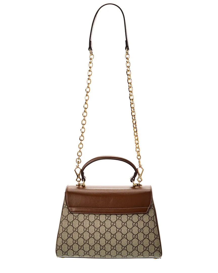 Gucci Horsebit Medium GG Supreme Canvas & Leather Shoulder Bag