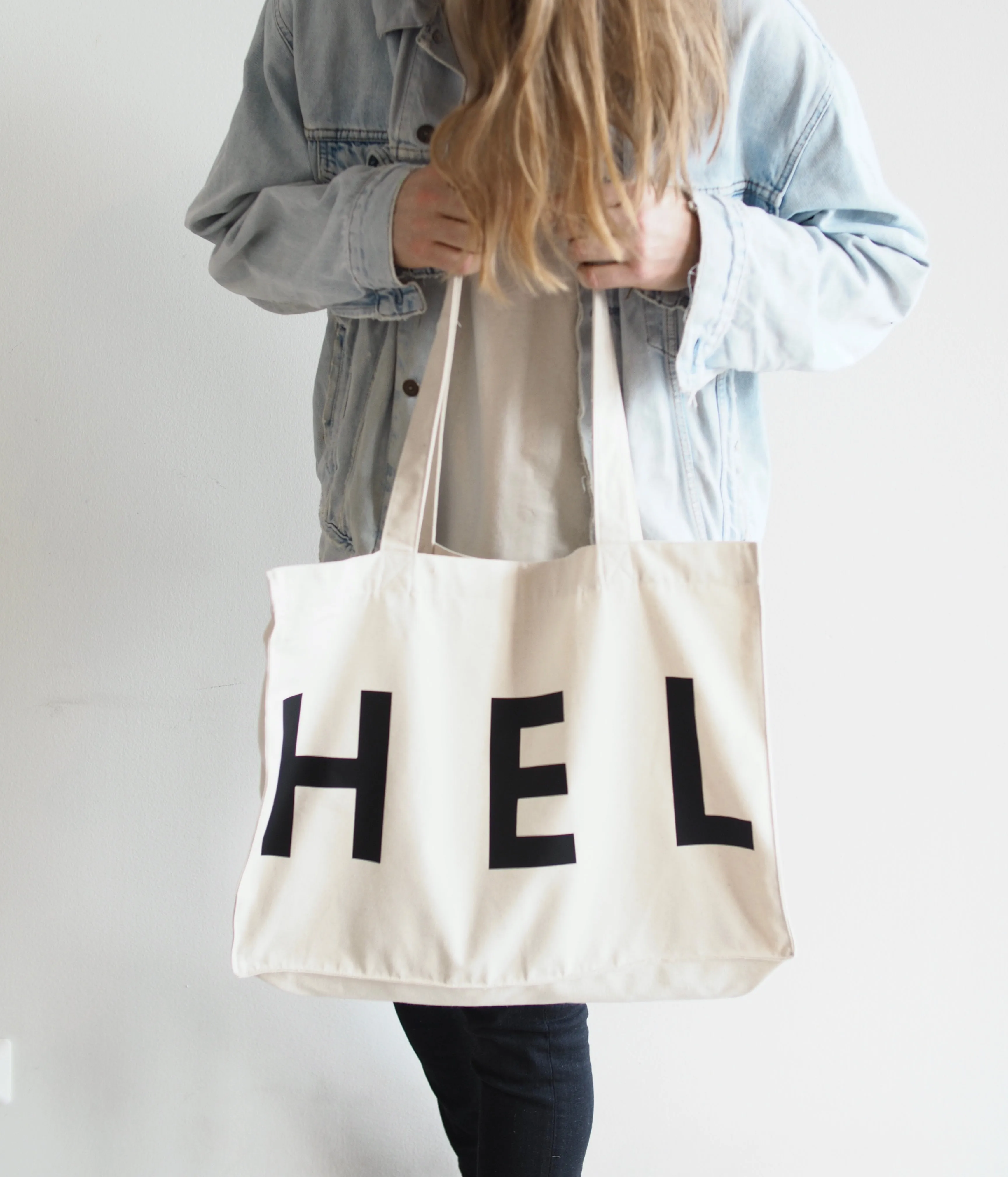 HEL N° 5 Shopper Bag Raw White