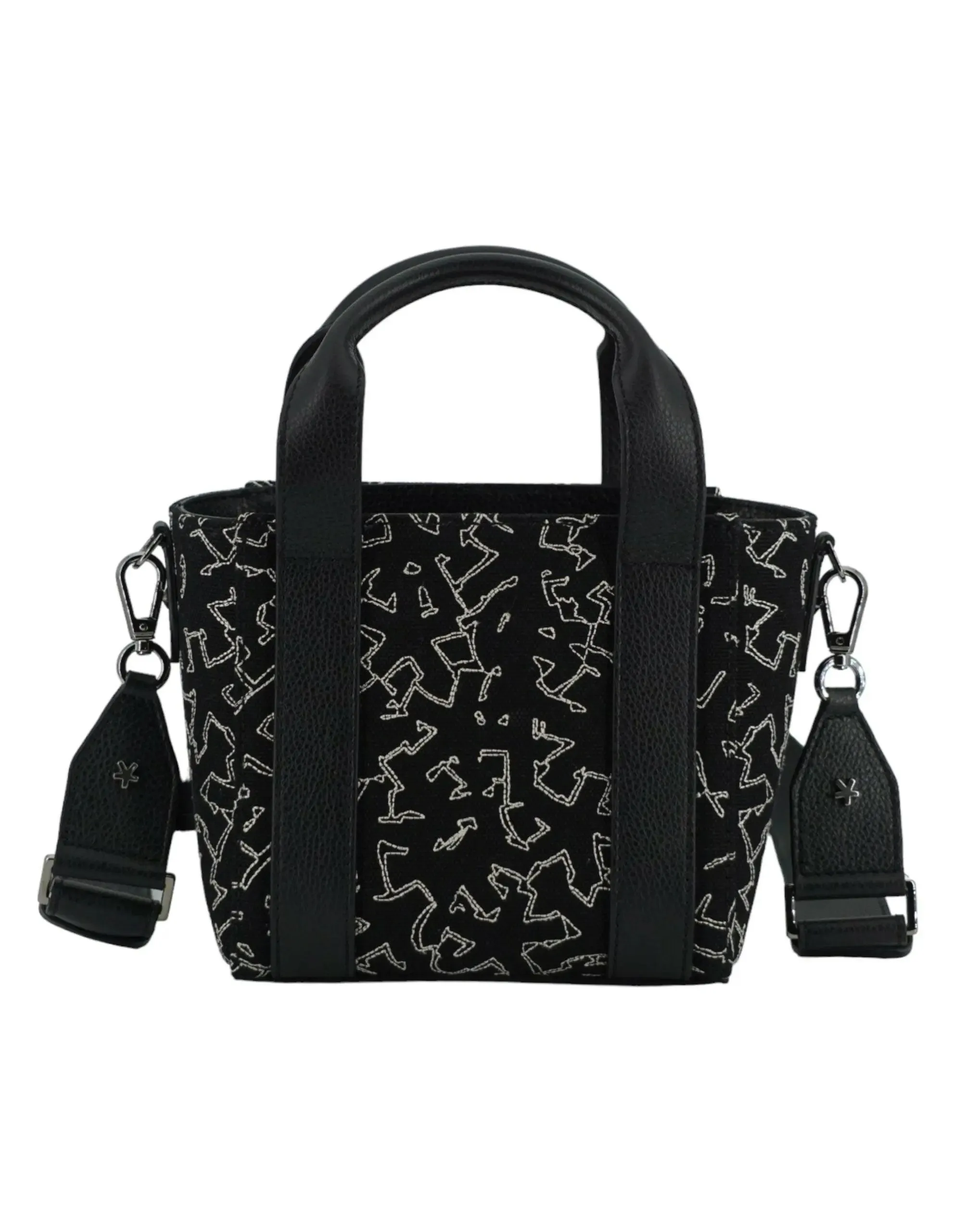Jimmy Choo Artwork Printed Patent Leather Tote Bag