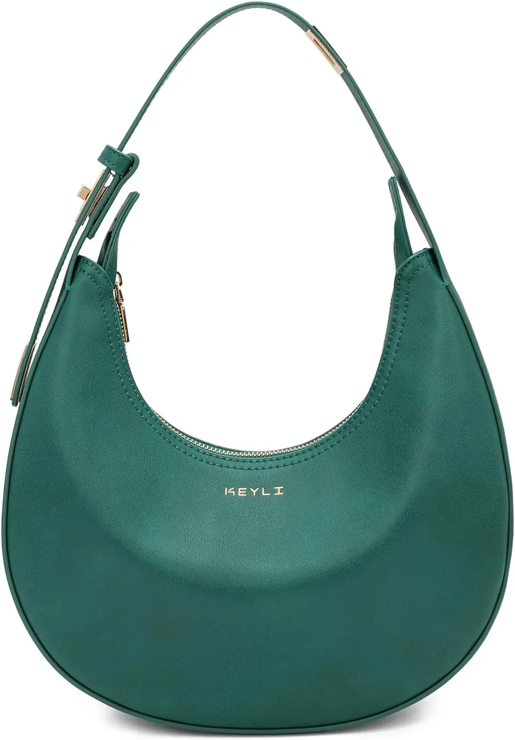 Keyli Shoulder Bag Stylish Casual Clutch Purses for Women 3 Ways Adjust Strap Hobo Handbags with Zip Closure