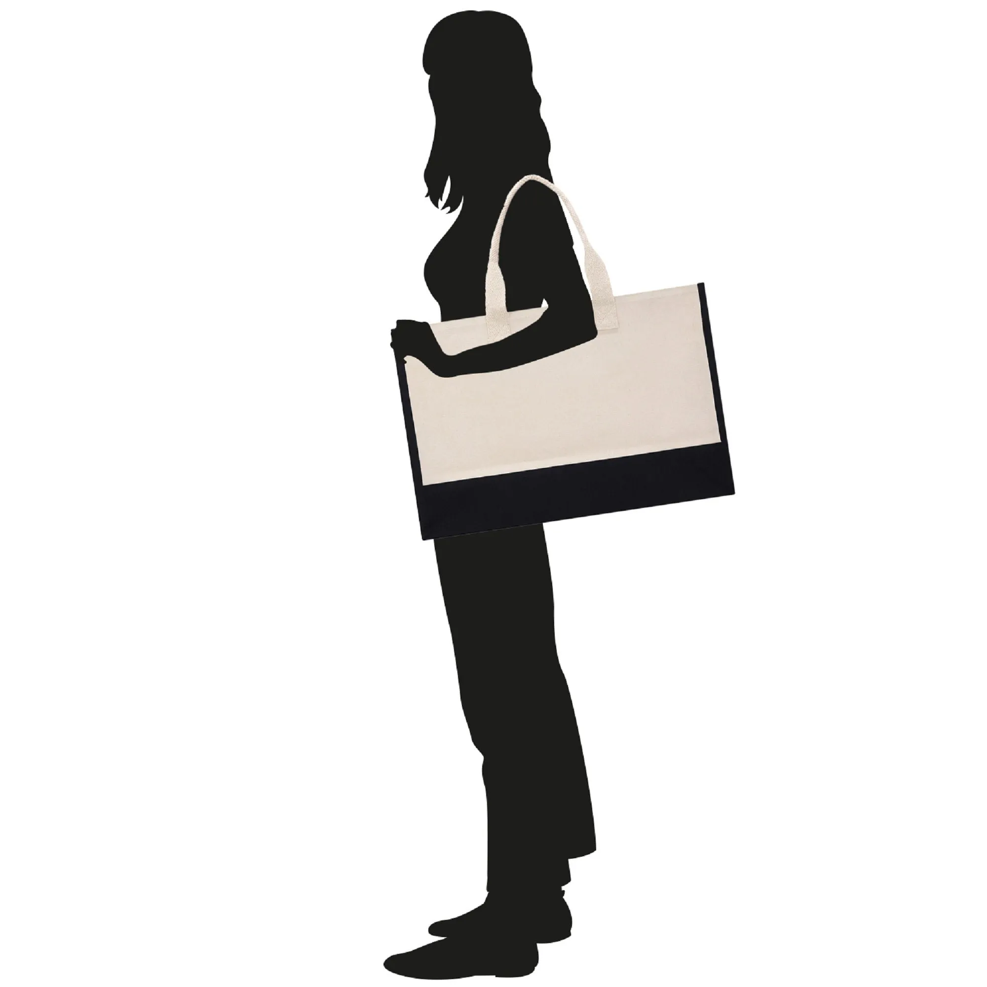 Lake Life Beach Tote Bag XL - Oversized Chic Tote Bag with Zipper and Inner Pocket- Gift for Her - Boat Bag - Weekender Bag - Lake Life Gift