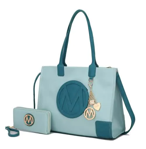 Louise Eco-Friendly Leather Tote and Wallet Set