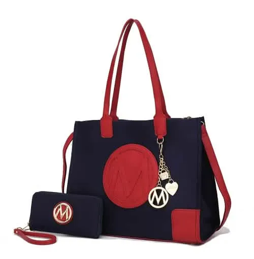 Louise Eco-Friendly Leather Tote and Wallet Set