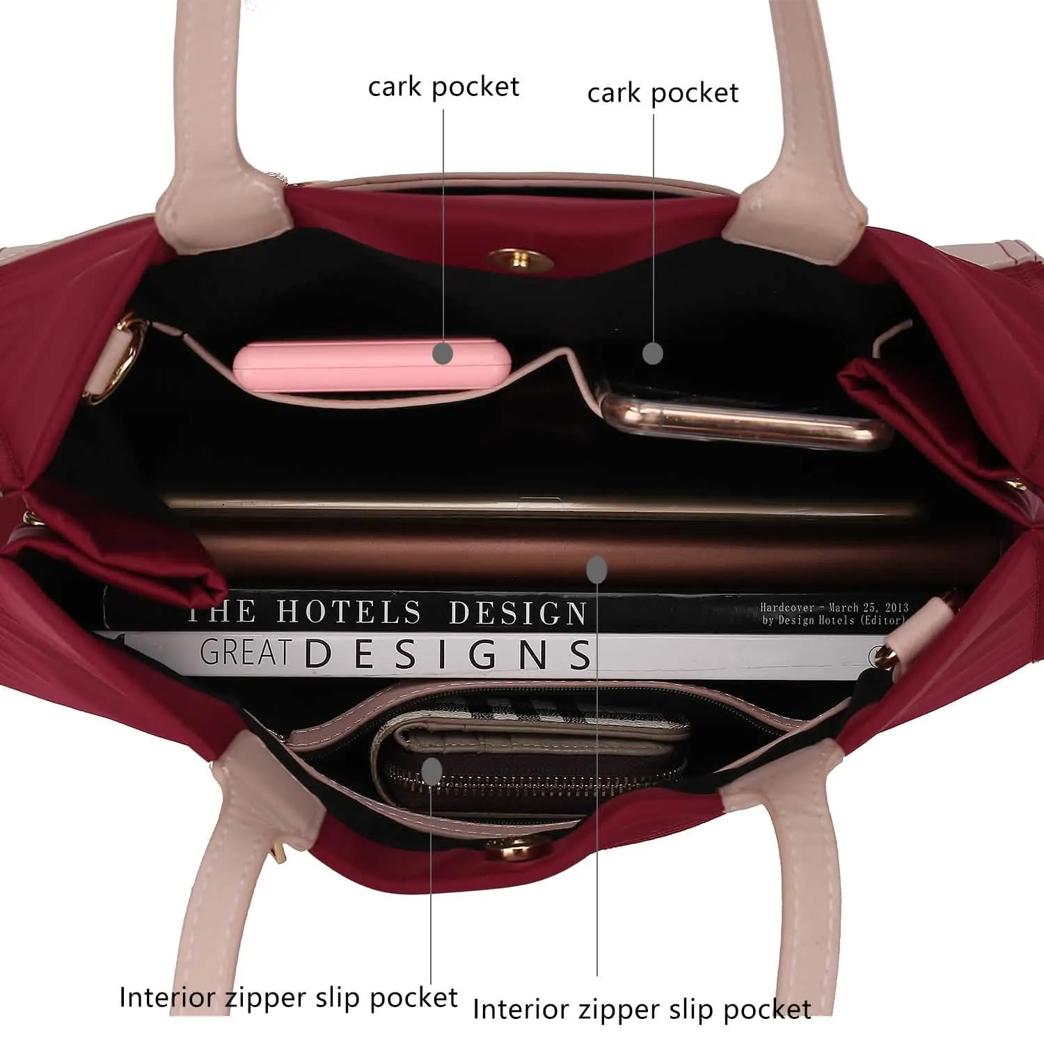 Louise Eco-Friendly Leather Tote and Wallet Set