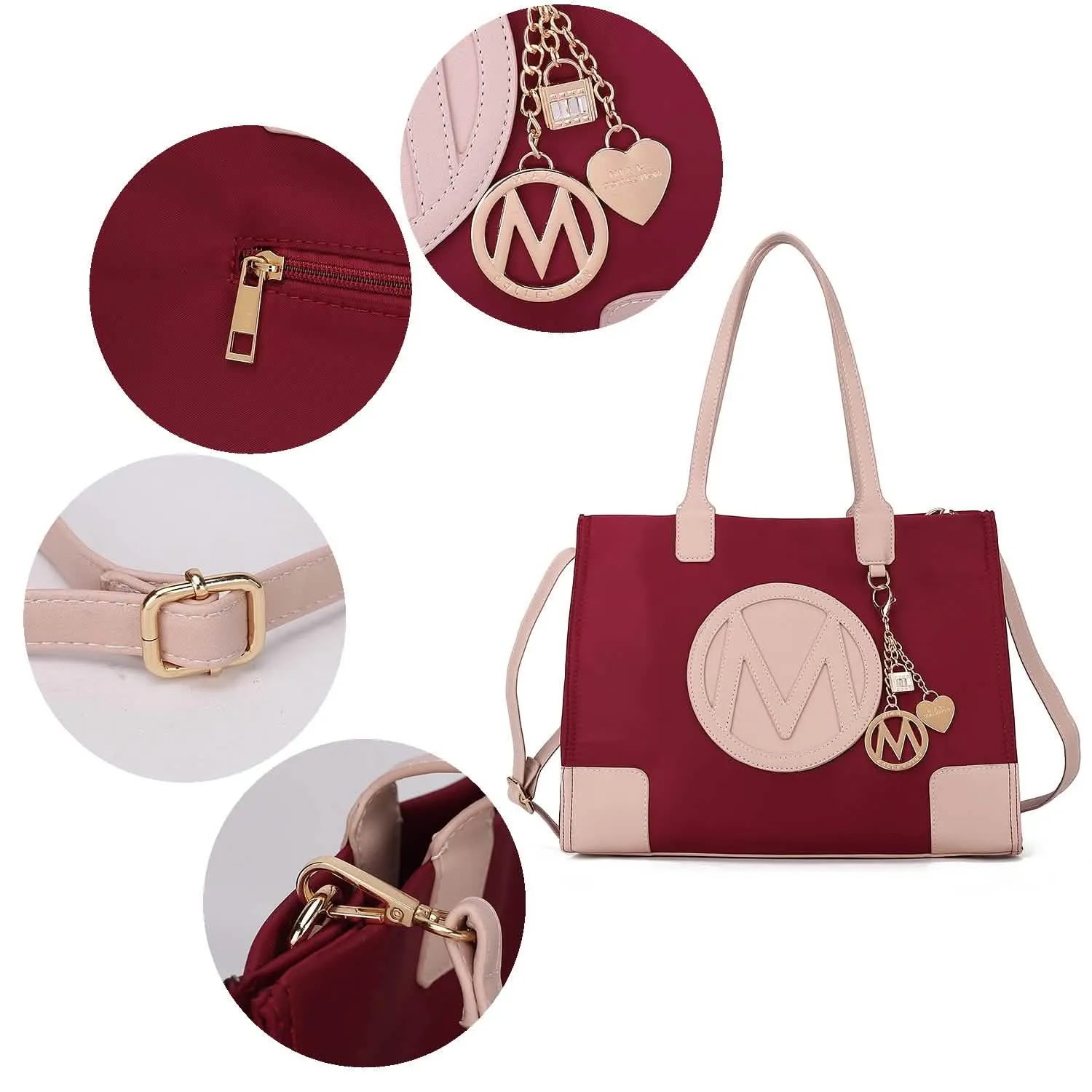 Louise Eco-Friendly Leather Tote and Wallet Set