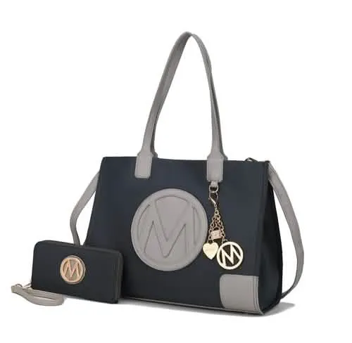 Louise Eco-Friendly Leather Tote and Wallet Set