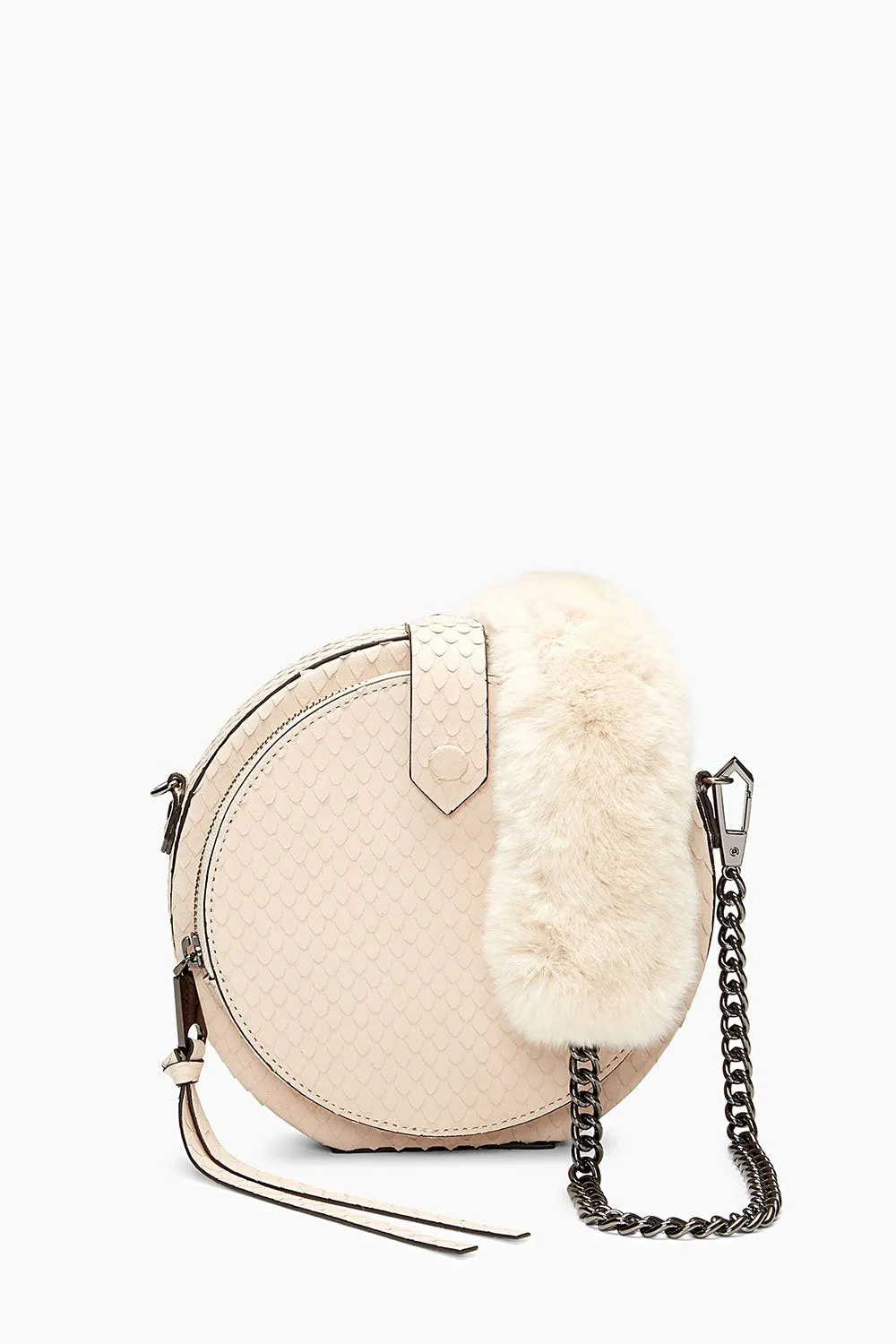 Mini Canteen With Fur Guitar Strap
