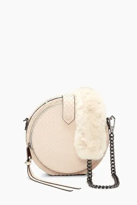 Mini Canteen With Fur Guitar Strap