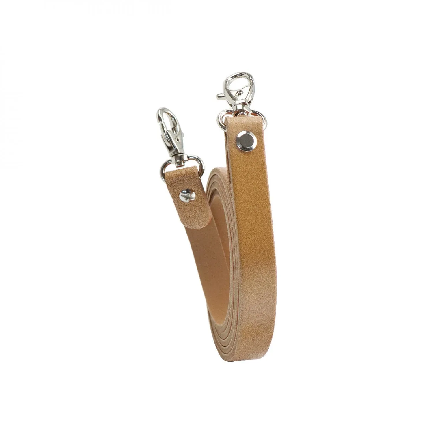 Miyako Leather Shoulder Strap with Hooks
