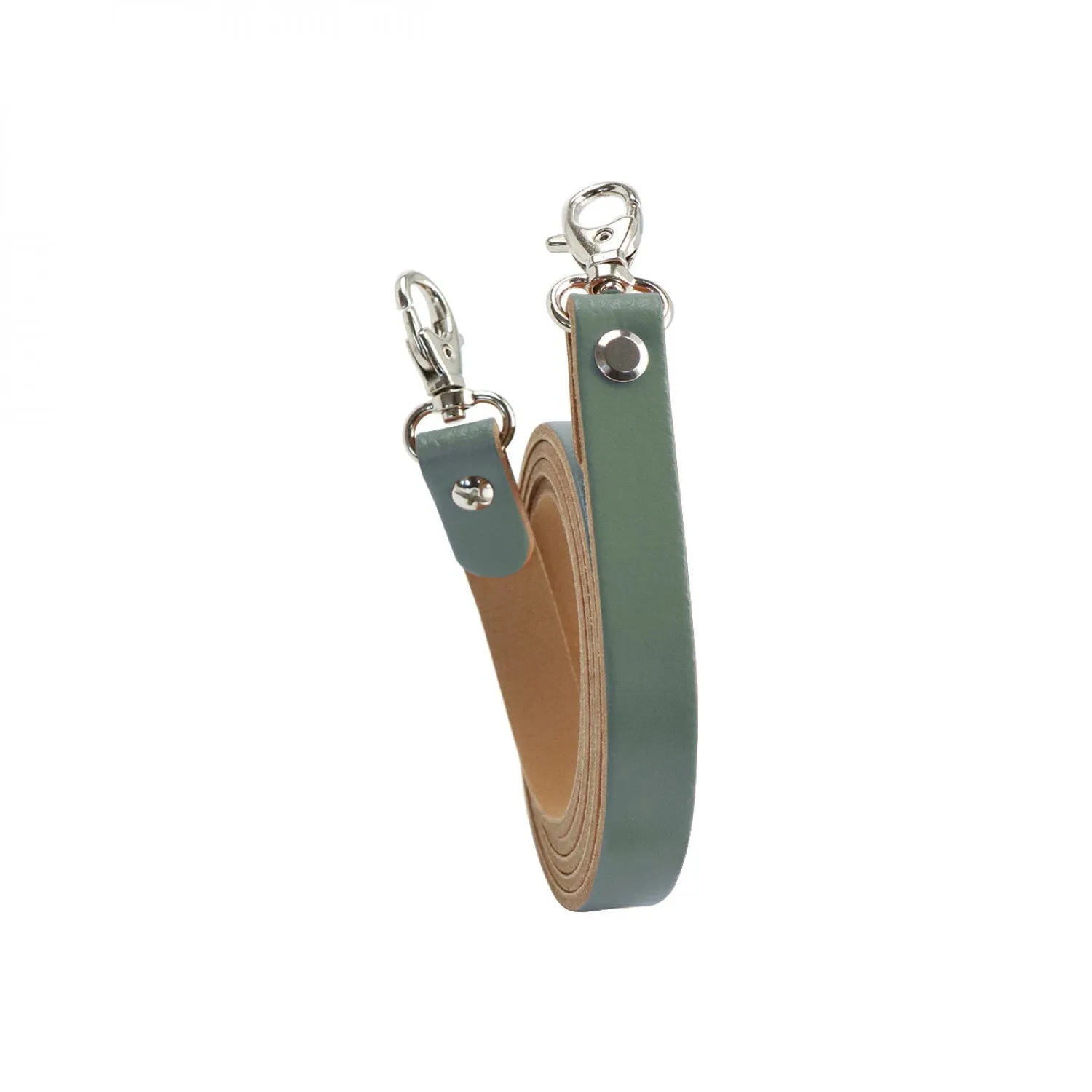 Miyako Leather Shoulder Strap with Hooks