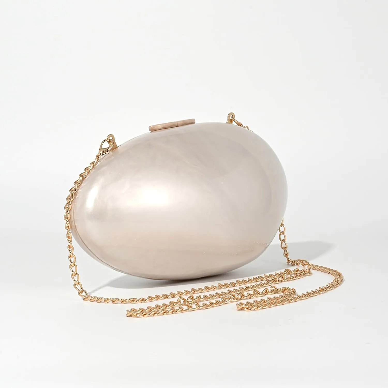 Pearl Clutch Purses For Women,Shell Acrylic Handbags Evening Bag Purse Small Shoulder Crossbody Bags Wedding Guest