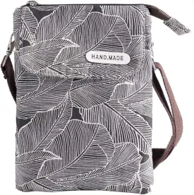 Roomy Cell Phone Purse Wallet Canvas Small Crossbody Purse Bags with Shoulder Strap For Women teen girlsl