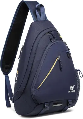 SKYSPER Sling Laptop Bag (Up to 13 Inch) - 18L Crossbody Sling Backpack Travel Shoulder Bag Hiking Daypack for Men Women(Navyblue)