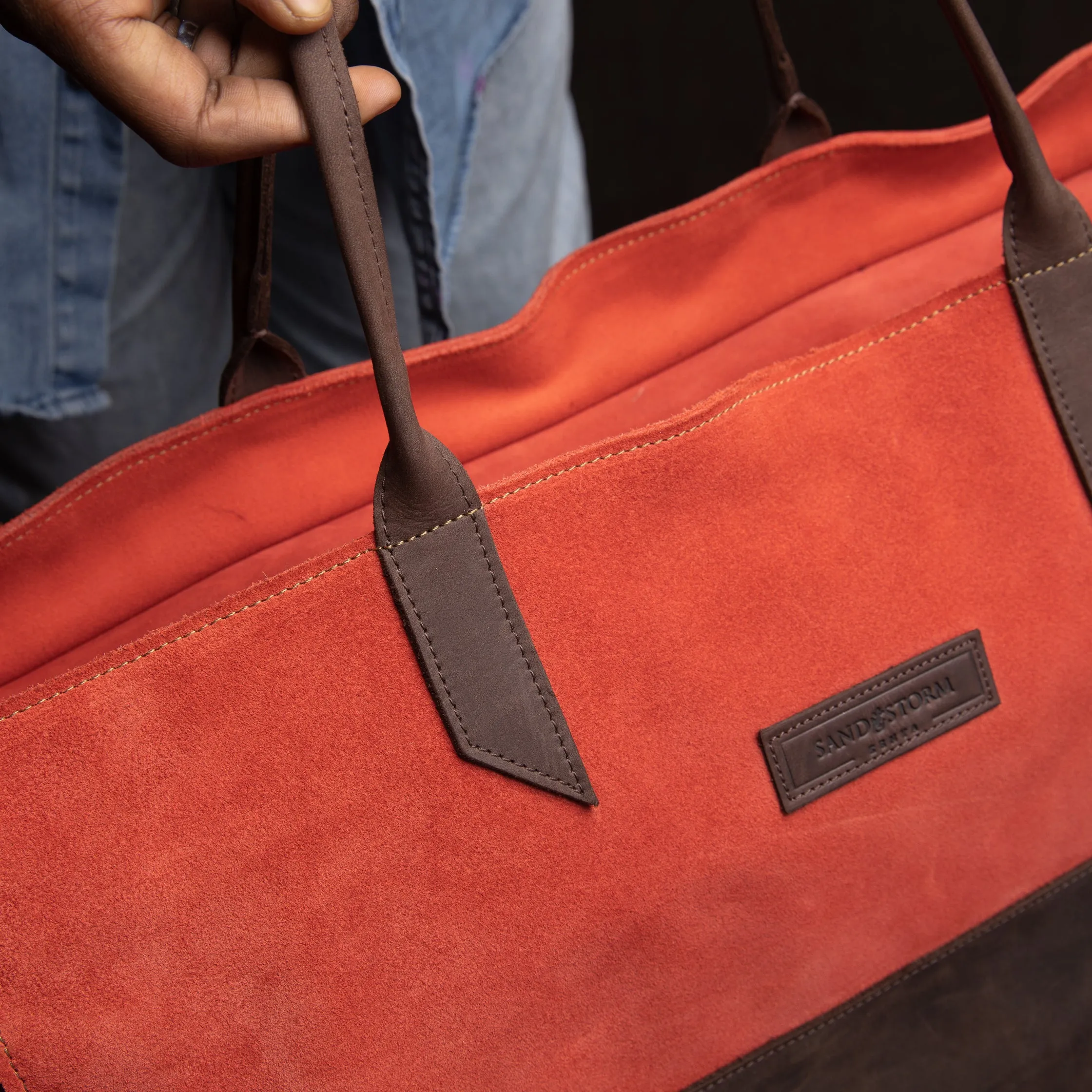 Suede Faith Weekender