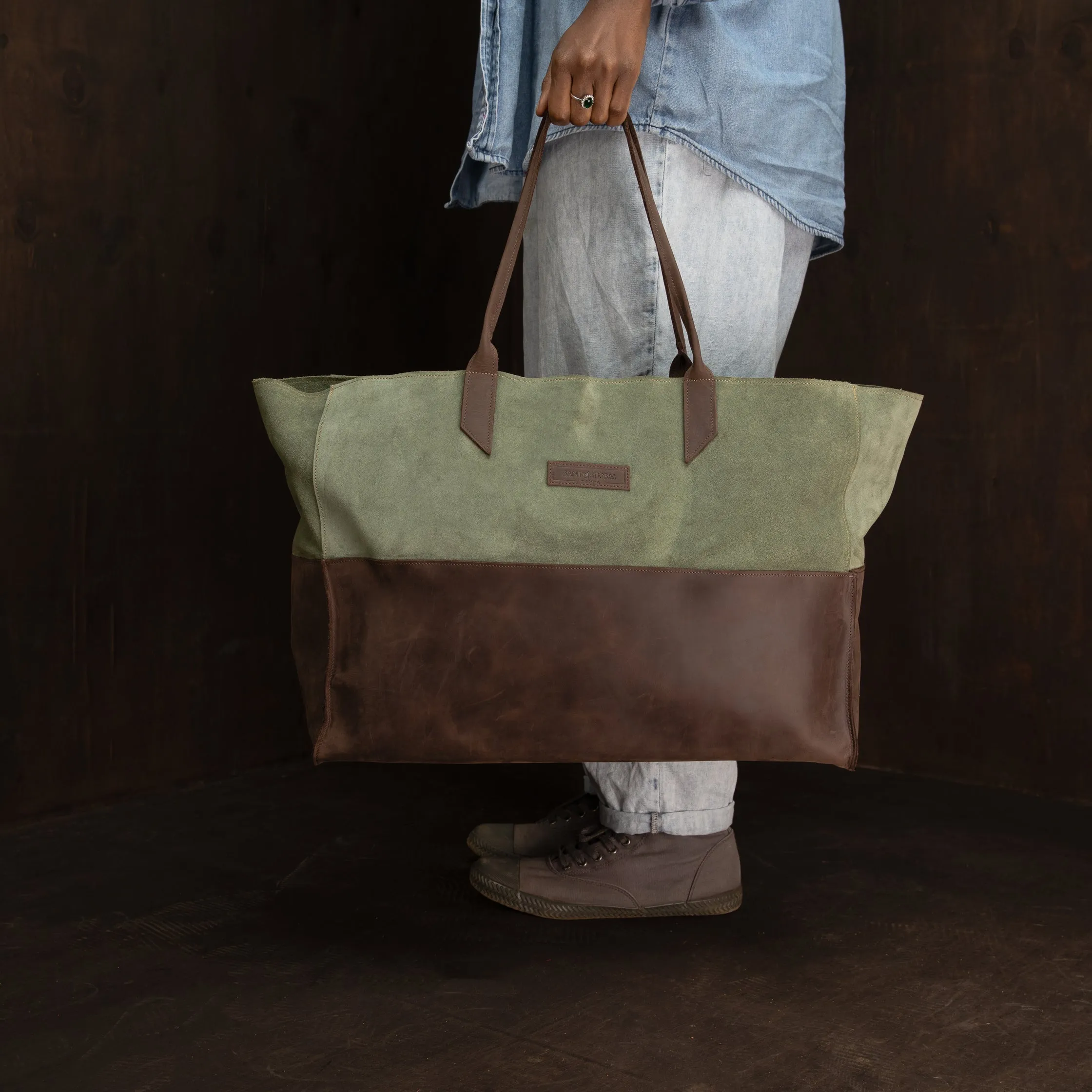 Suede Faith Weekender