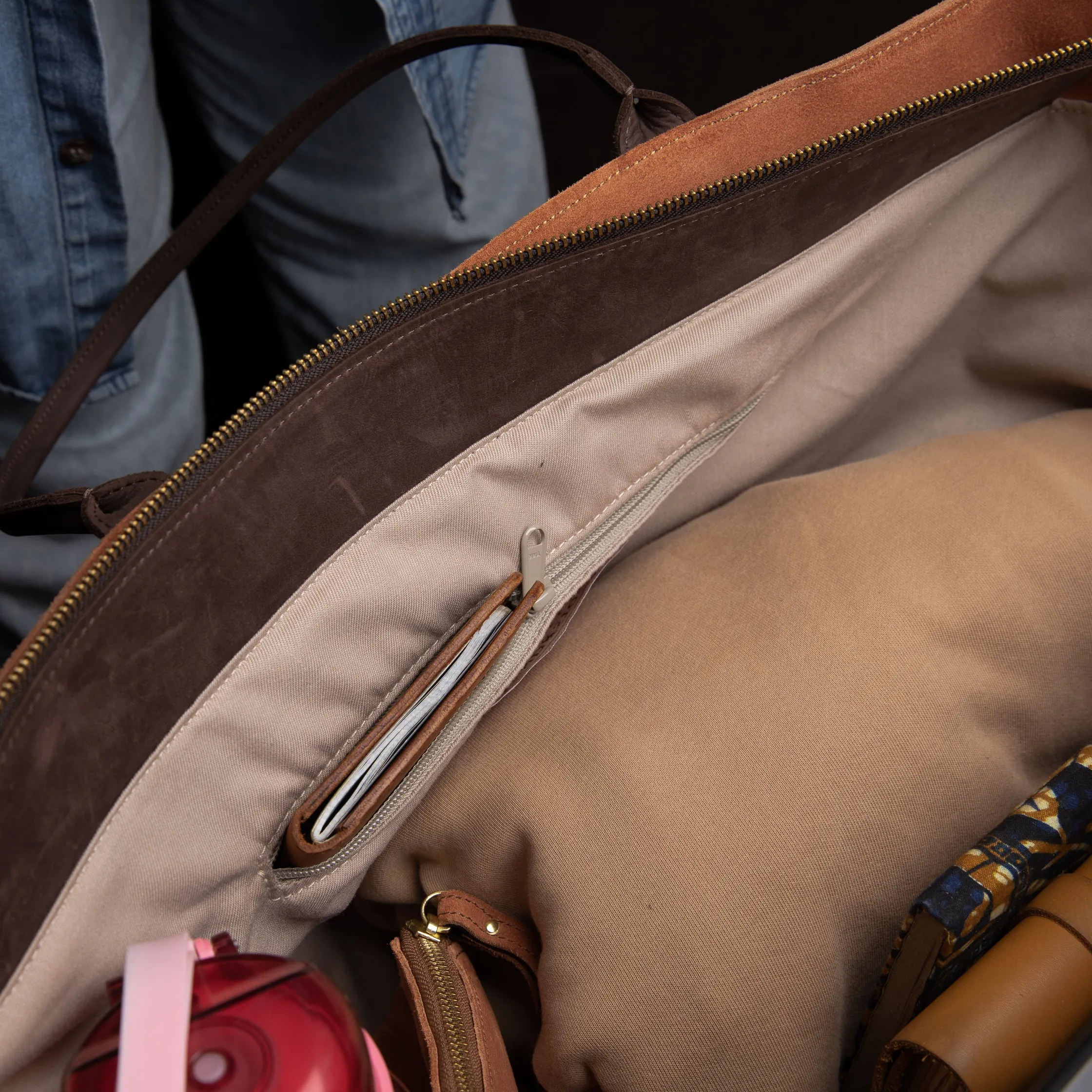 Suede Faith Weekender
