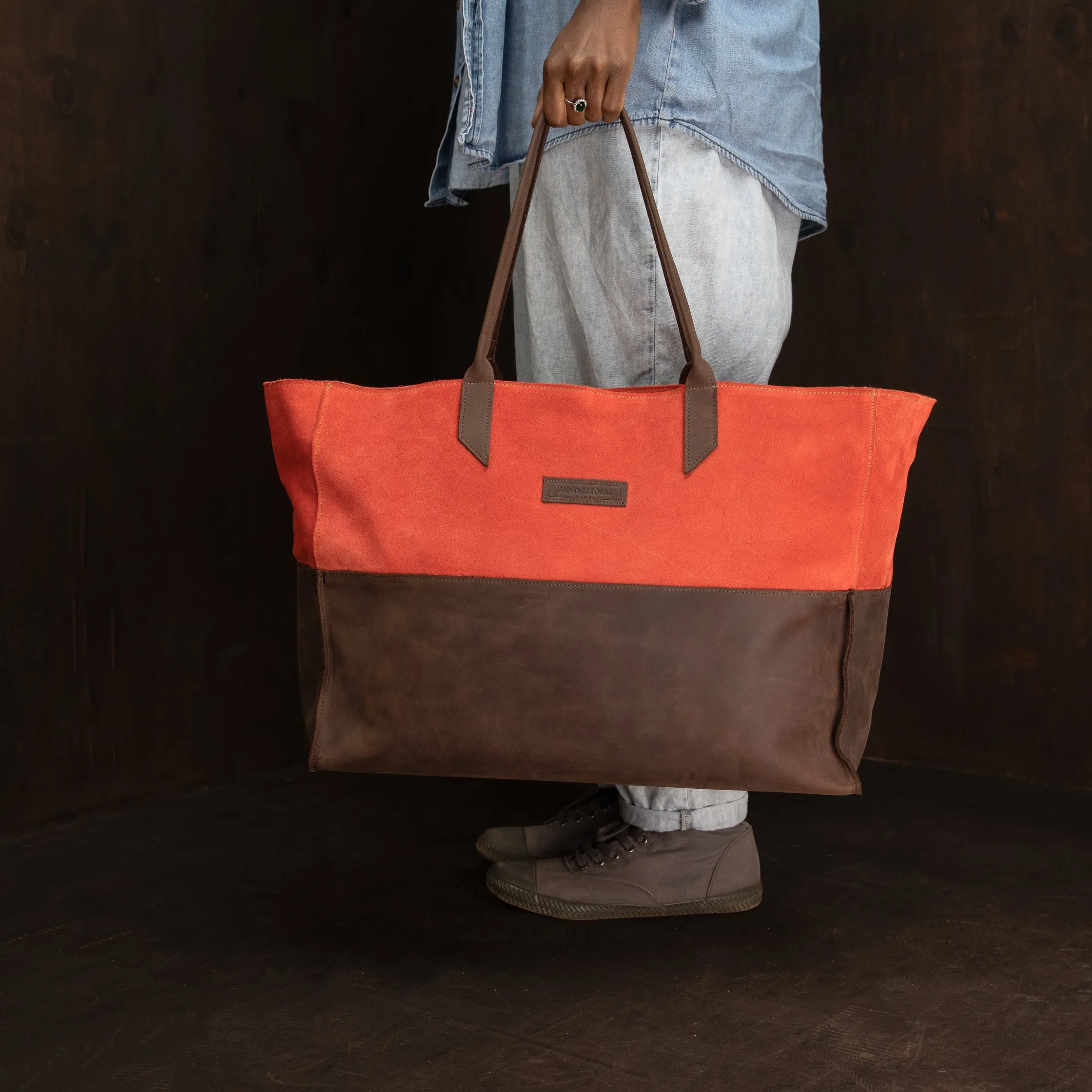 Suede Faith Weekender