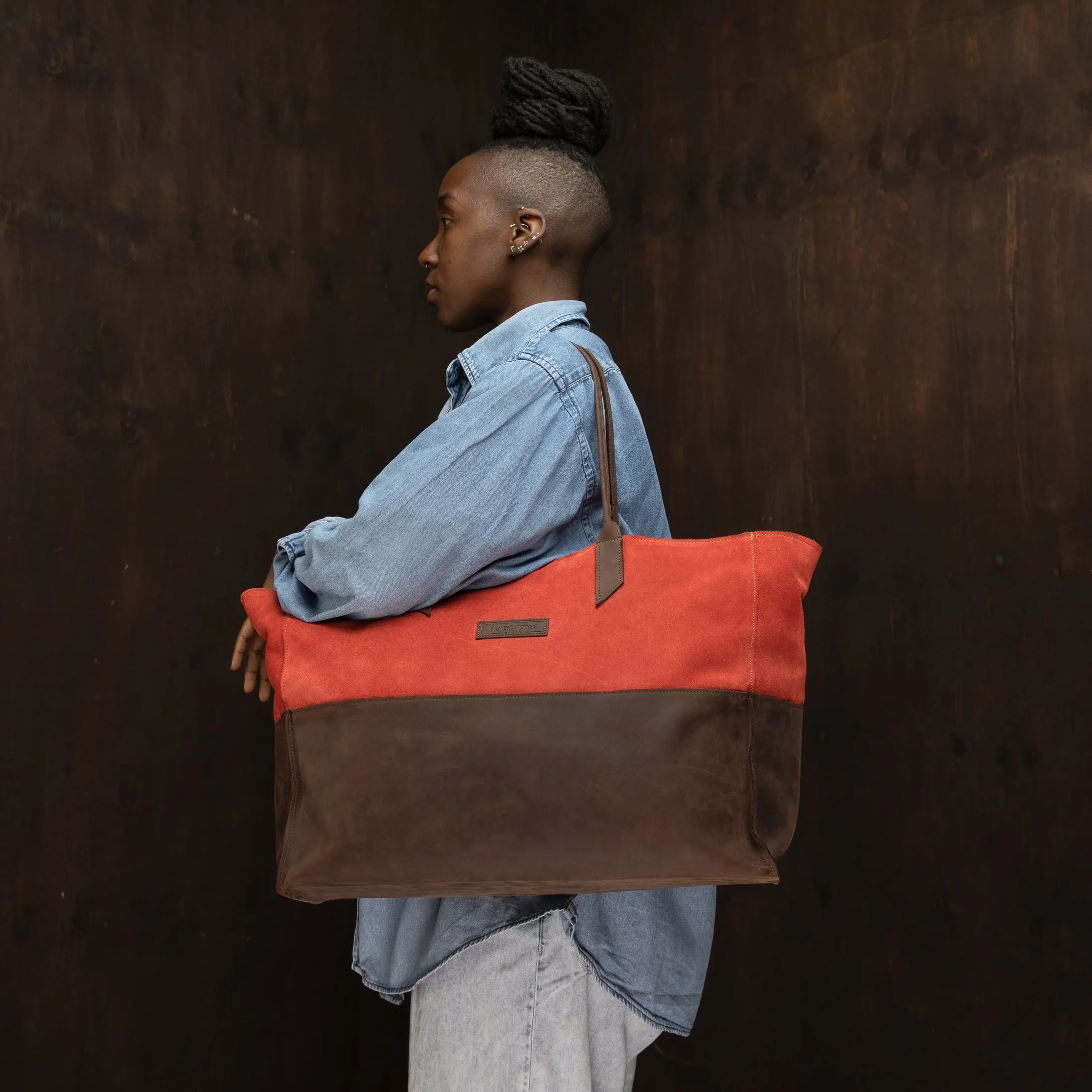 Suede Faith Weekender