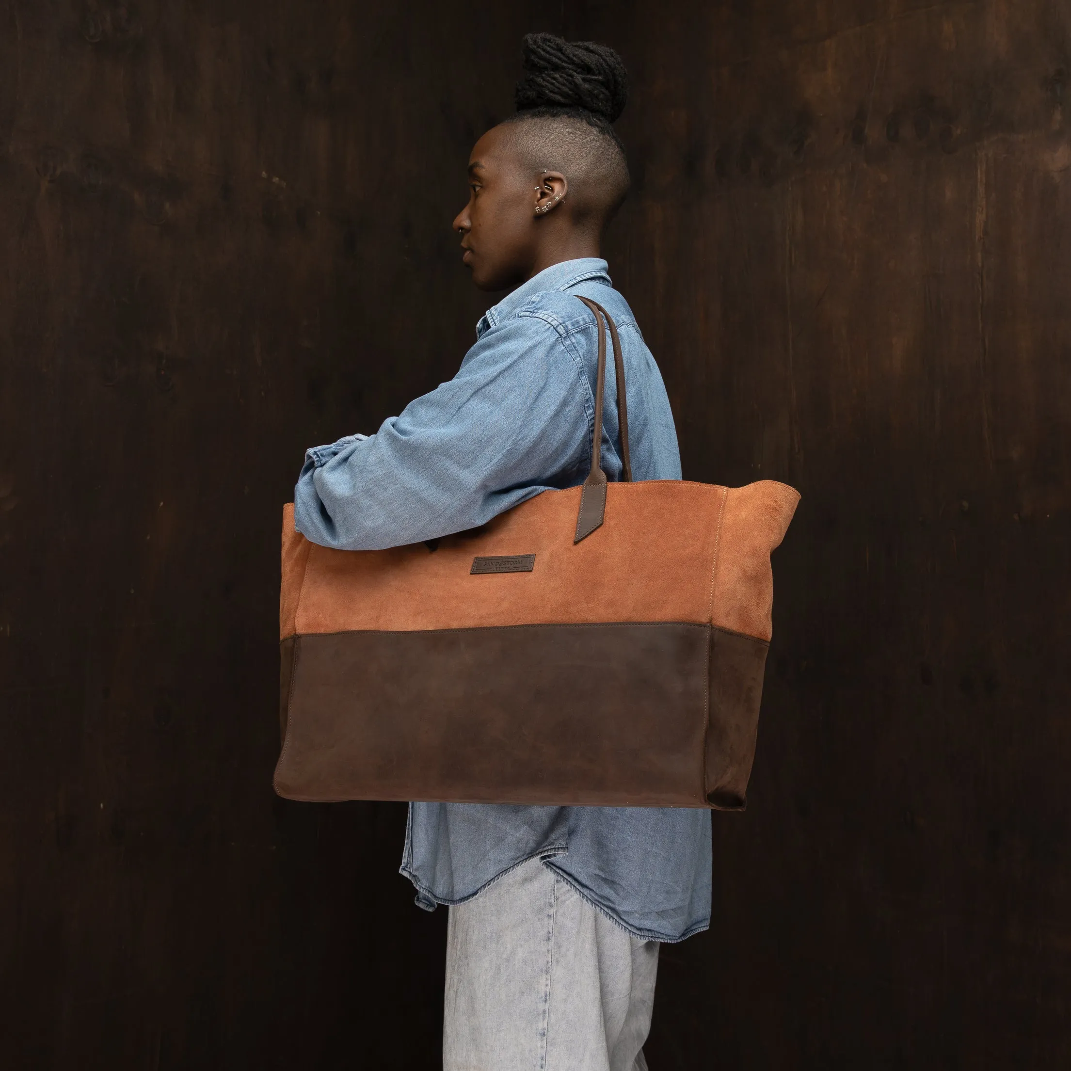 Suede Faith Weekender