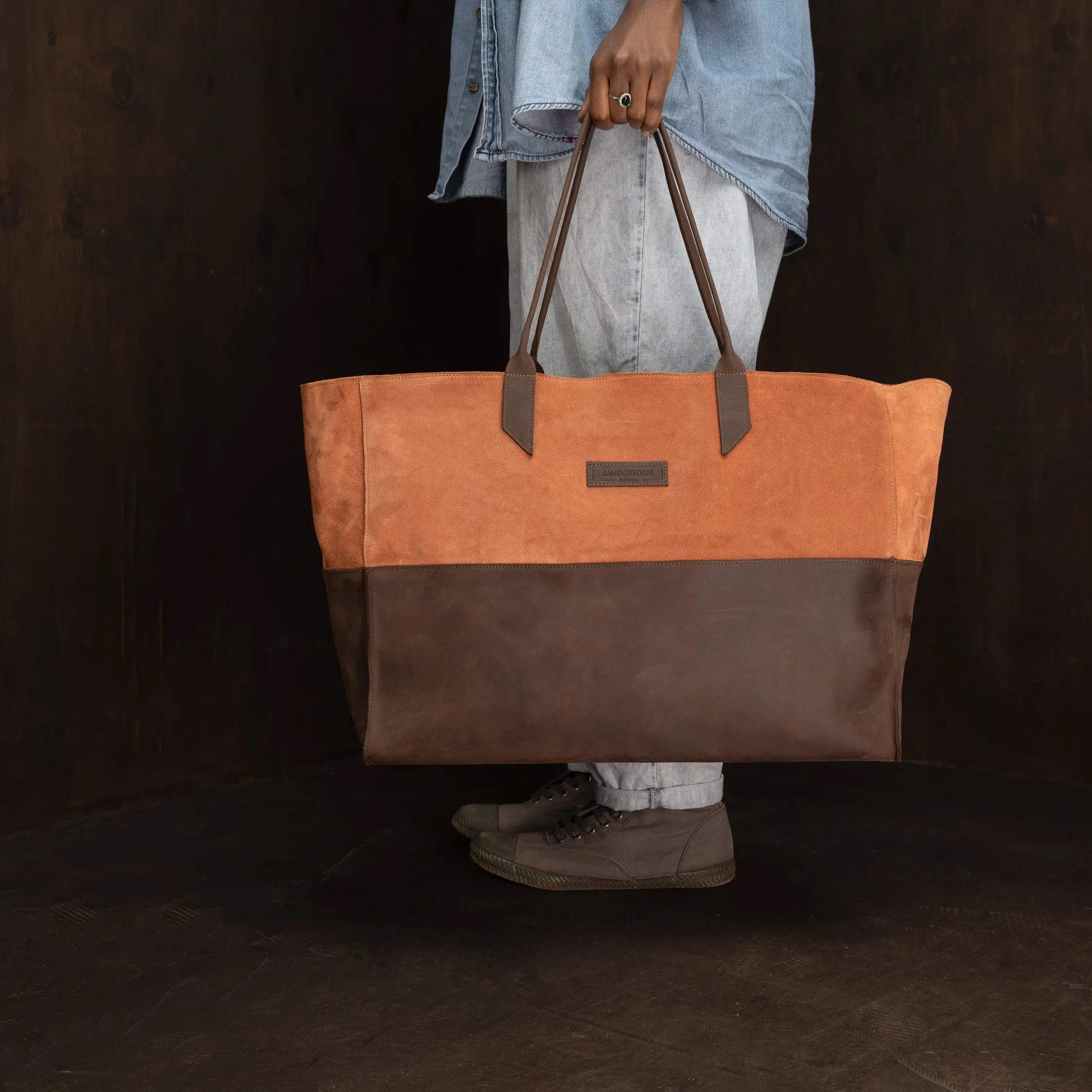 Suede Faith Weekender