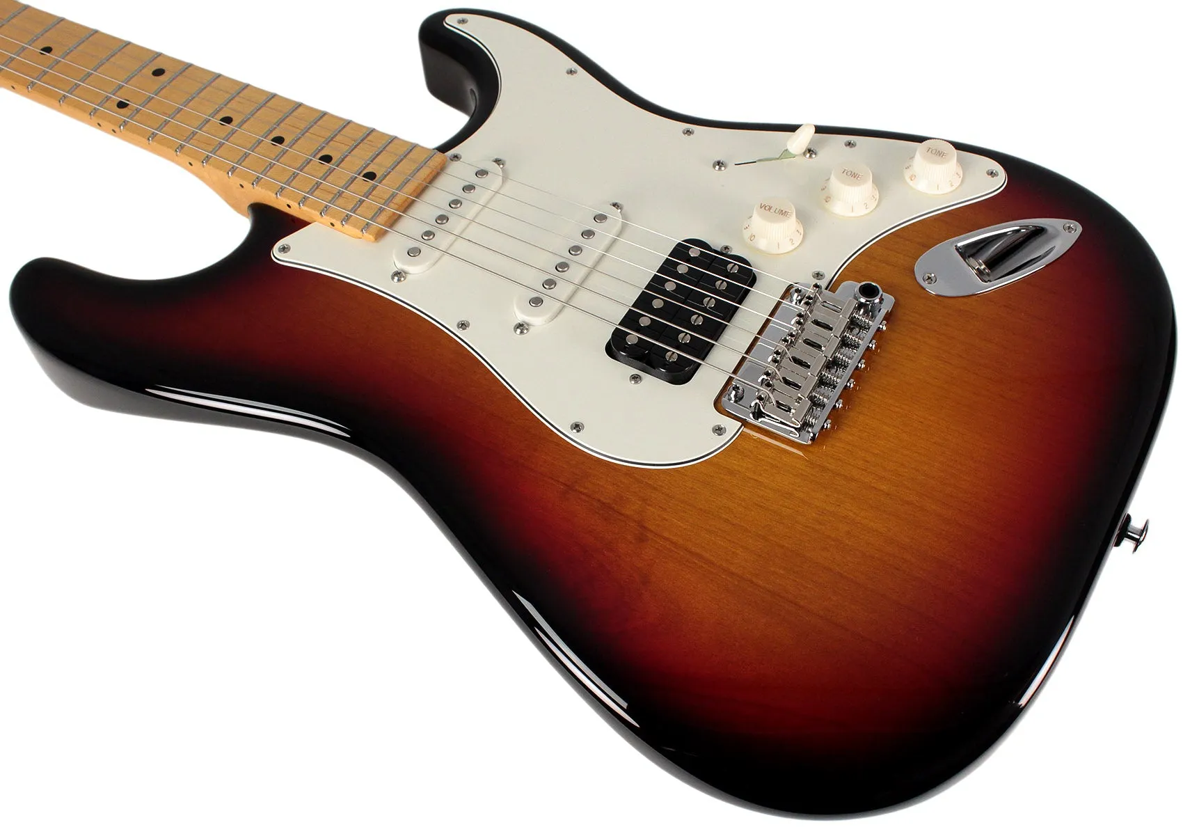 Suhr Classic S HSS Guitar, 3 Tone Burst, Maple
