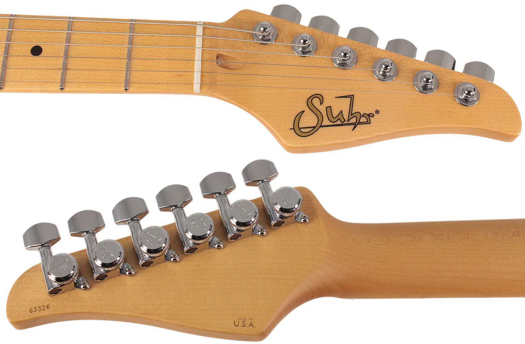 Suhr Classic S HSS Guitar, 3 Tone Burst, Maple