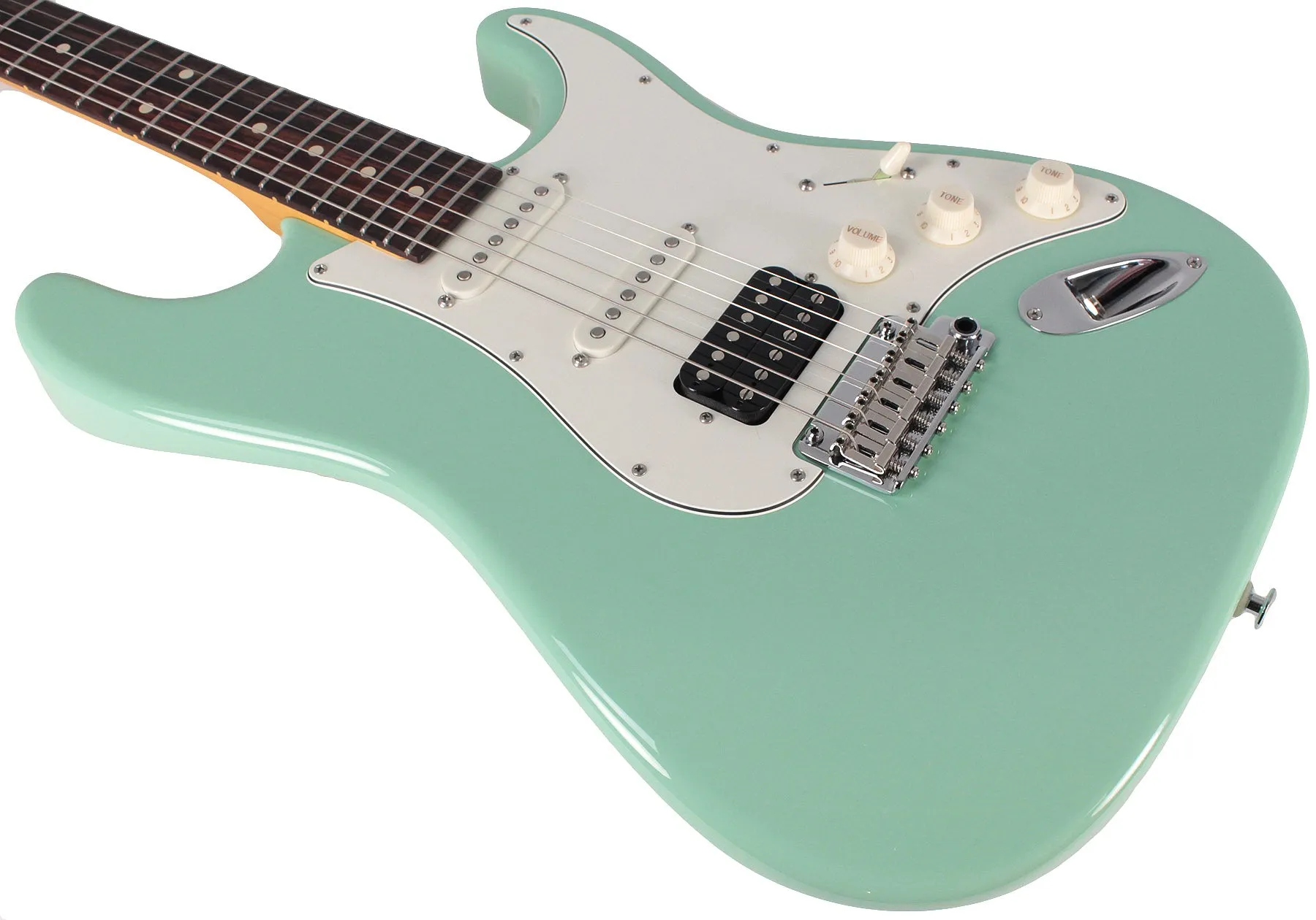 Suhr Classic S HSS Guitar, Surf Green, Rosewood