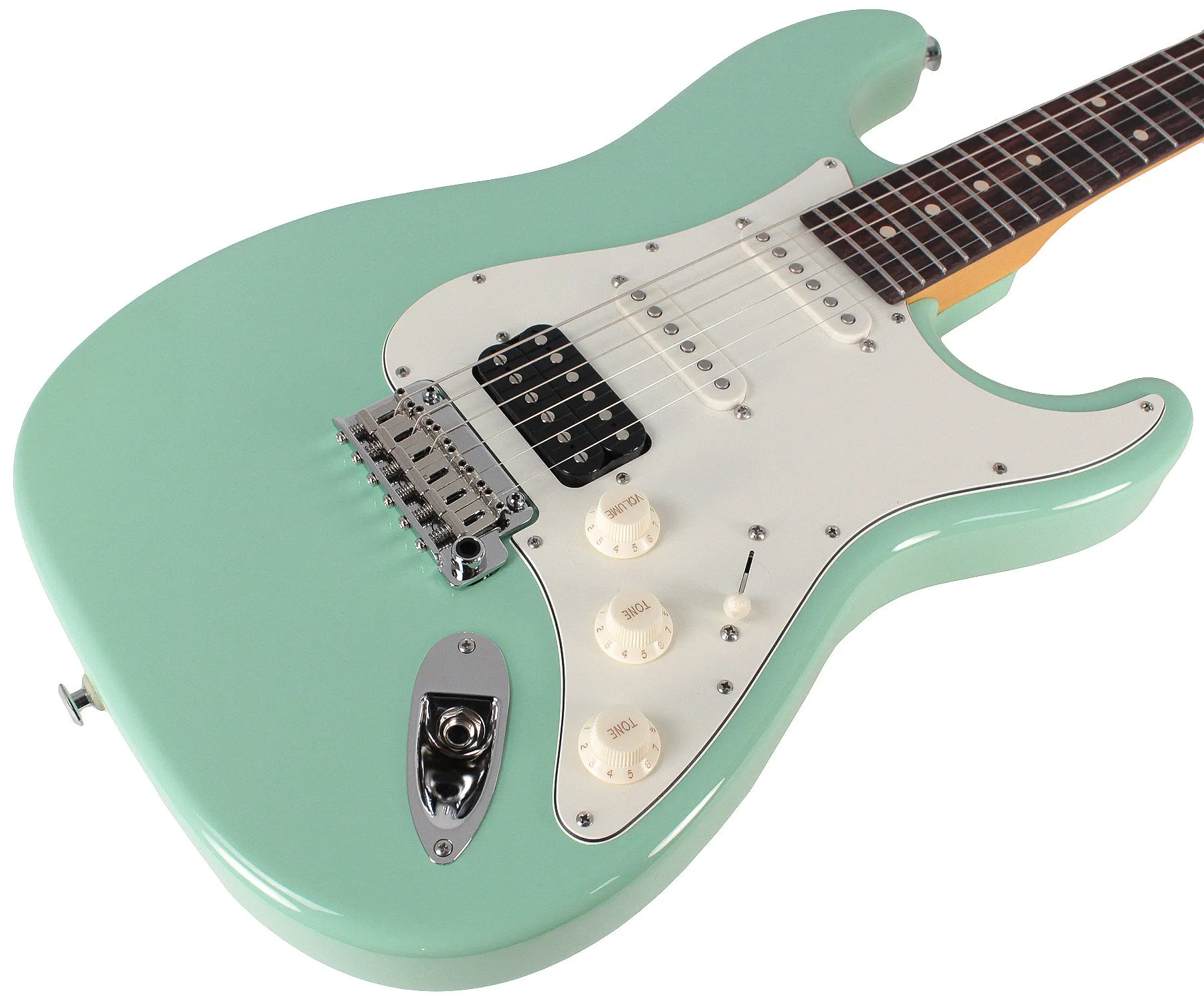 Suhr Classic S HSS Guitar, Surf Green, Rosewood