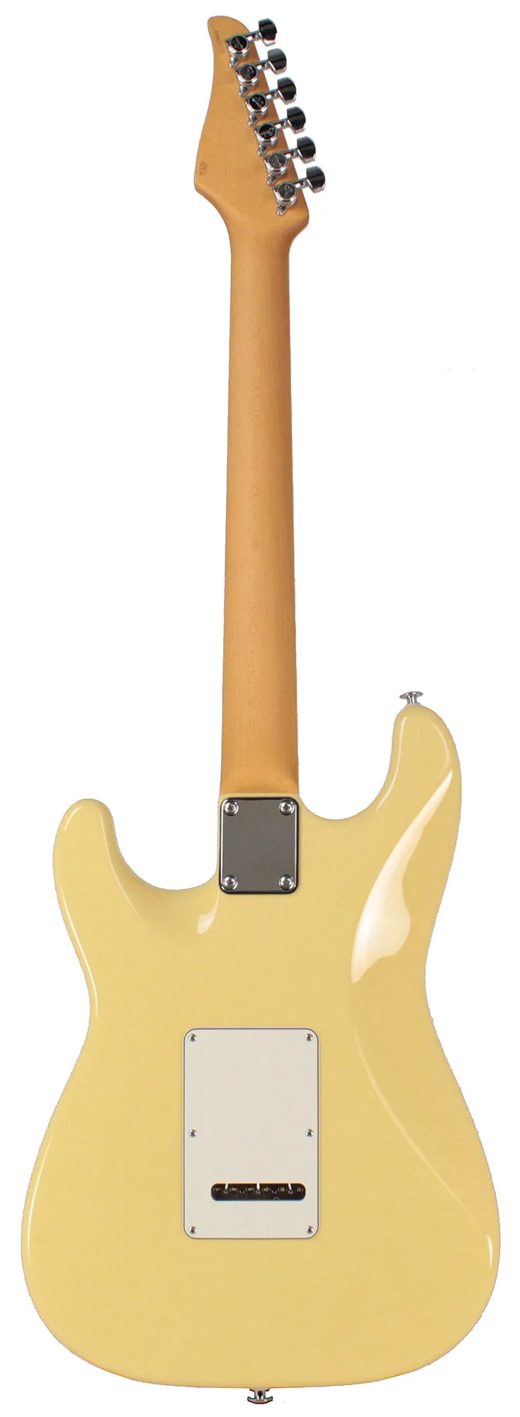 Suhr Classic S HSS Guitar, Vintage Yellow, Rosewood