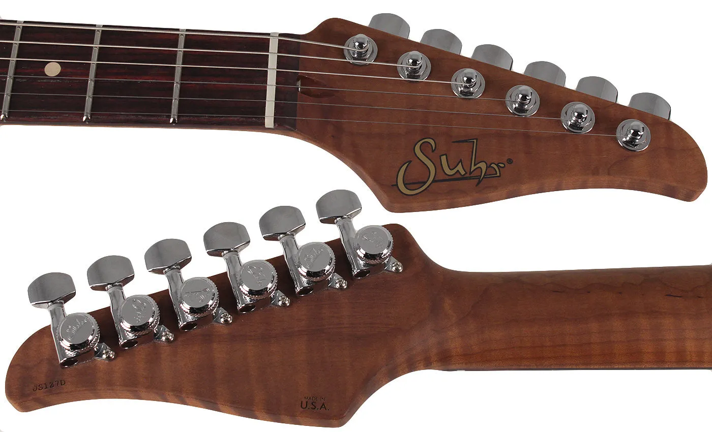 Suhr Classic S Roasted Select Guitar, 3-Tone Burst, Rosewood