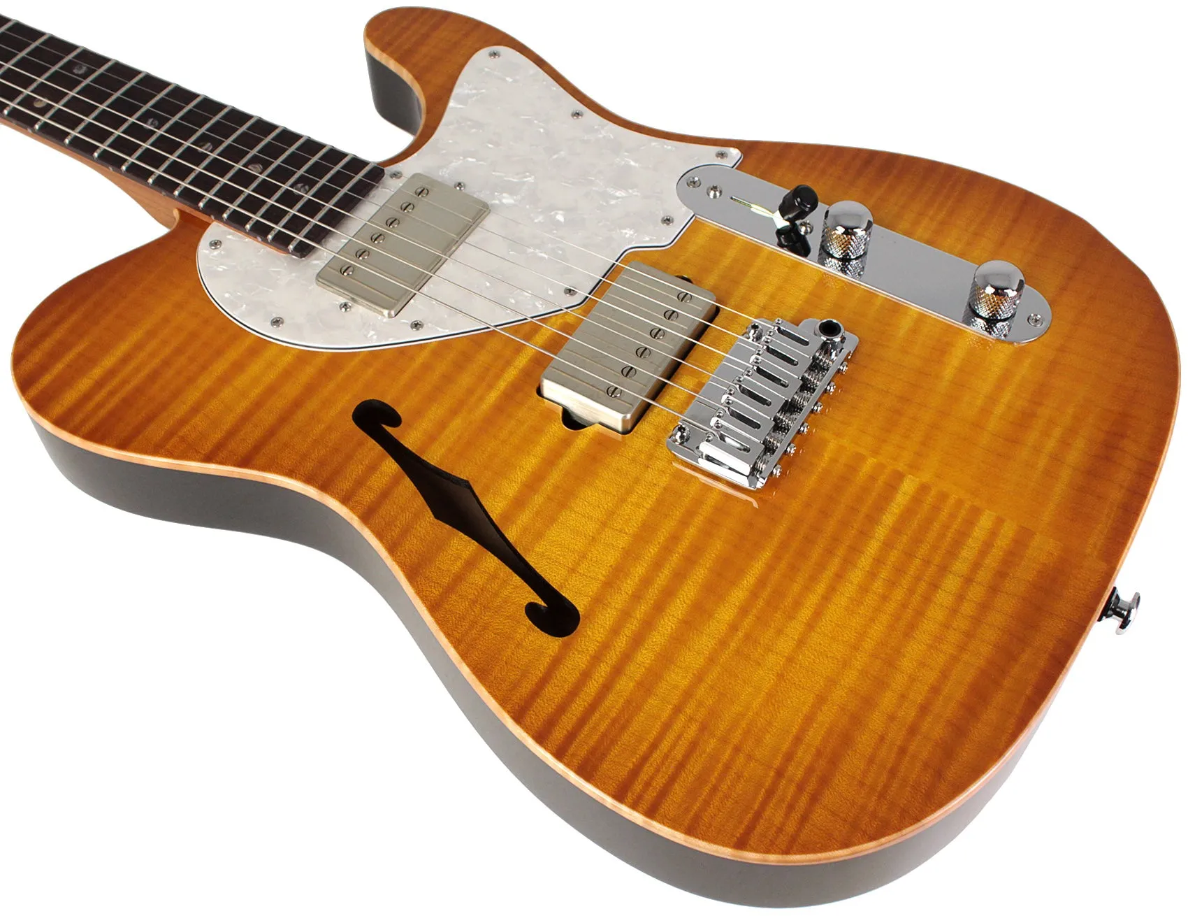 Suhr Select Alt T Guitar, Tea Burst