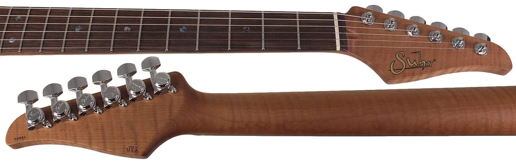 Suhr Select Classic S Guitar, Roasted Flamed Neck, Ocean Turquoise, Rosewood