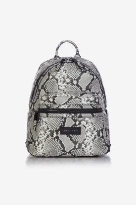 Tiba   Marl - Miller Backpack Tonal Snake Print