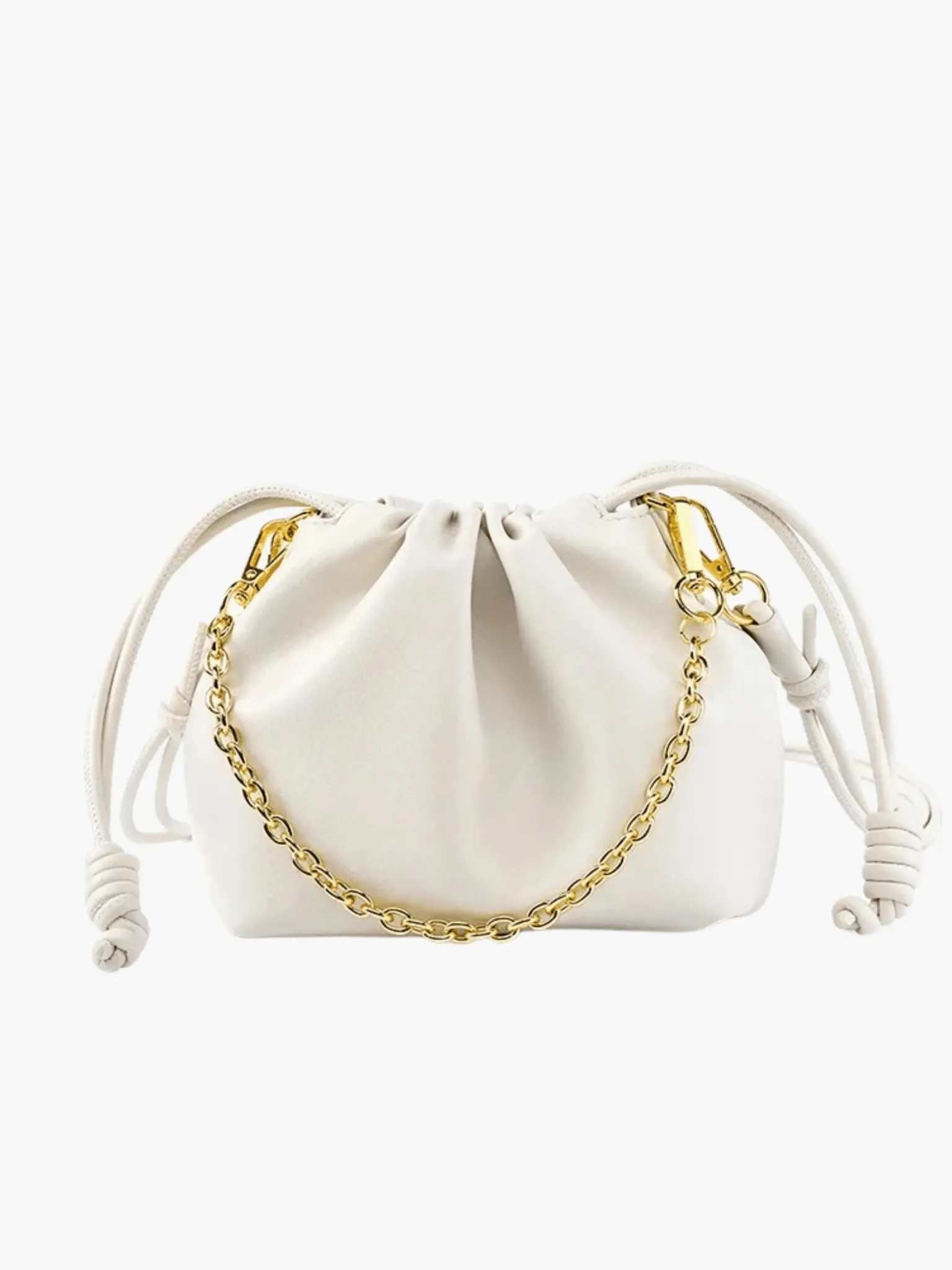 Vivienne | Drawstring Chain Crossbody Bag