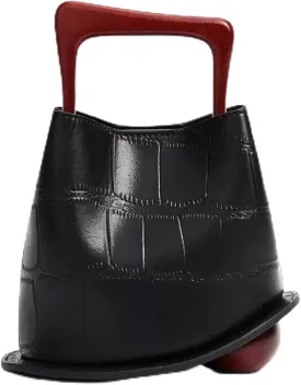 Women's Genuine Leather Personalized Bucket Handbag Bag, Homeless Retro Single-shoulder Crossbody Bag, Classic Chinese Style
